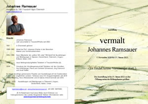 Ausstellung vermalt- Johannes Ramsauer